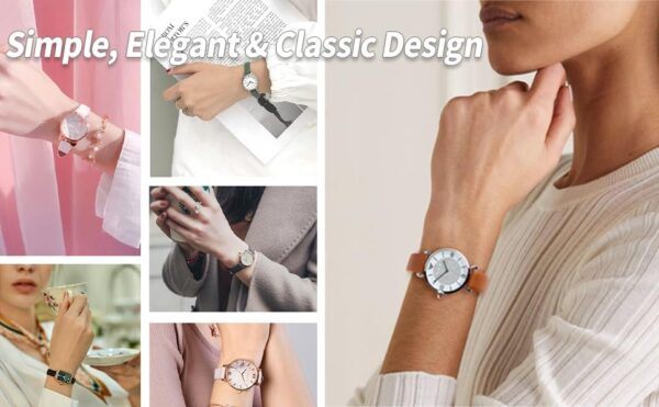 Leather Watch Bands Quick Release Watch Straps, Elegant & Ultra-Soft Top Grain Leather Watch Band for Women Men, Choice of Color & Width - 12mm 14mm 16mm 18mm 20mm 22mm for Watch & Smartwatch - Image 9