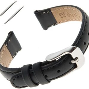 Gilden 10-14mm Water-Resistant Oilskin Leather Ladies Watch Strap MSW63