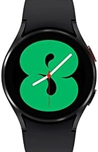 Samsung Galaxy Watch 4 40mm Smartwatch with ECG Monitor Tracker for Health Fitness Running Sleep Cycles GPS Fall Detection LTE US Version, Black (Renewed)