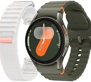 SAMSUNG Galaxy Watch 7 40mm Bluetooth AI Smartwatch + Free Band, Energy Score, Wellness Tips, Heart Rate Tracking, Sleep Monitor, Fitness Tracker, 2024, Green [US Version, 1Yr Manufacturer Warranty]