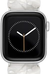 Anne Klein Women's Resin Expansion Band for Apple Watch Secure, Adjustable, Apple Watch Band Replacement, Fits Most Wrists
