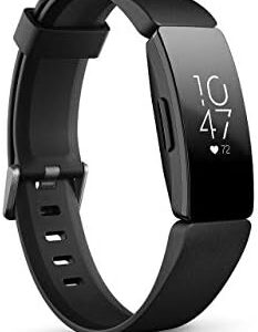 Fitbit Inspire HR Heart Rate & Fitness Tracker, One Size (S & L bands included), 1 Count (Renewed)