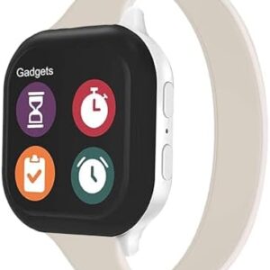 Solo Loop Slim Band Compatible with Apple Watch Bands 38mm 40mm 41mm 42mm 44mm 45mm 46mm, Stretchy Silicone Elastic Women Sport Thin Strap for iWatch Series Ultra SE 10 9 8 7 6 5 4 3 2 1