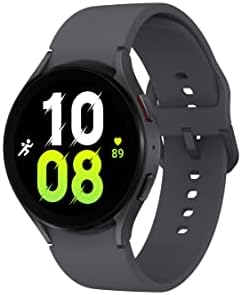SAMSUNG Galaxy Watch 5 44mm Bluetooth Smartwatch w/Body, Health, Fitness and Sleep Tracker, Improved Battery, Sapphire Crystal Glass, Enhanced GPS Tracking, US Version, Gray (Renewed)