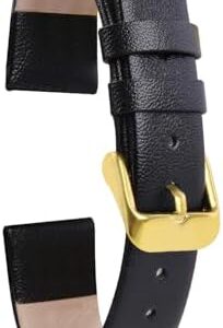 Leather Watch Strap, Watch Band Elegant Leather Watch Strap for Men and Women