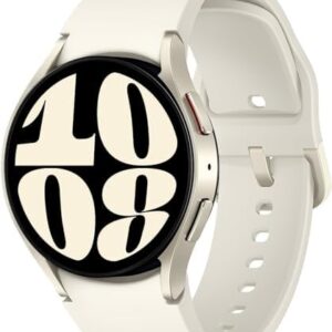 Samsung Galaxy Watch 6 40mm Aluminum Smartwatch w/ Fitness Tracker, Heart Monitor, BIA Sensor, Advanced Sleep Coaching, Bluetooth – Gold (Renewed)