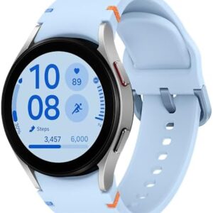 SAMSUNG Galaxy Watch FE 40mm Bluetooth AI Smartwatch w/Fitness Tracking, BIA Sensor, Personalized HR Zones, Heart Rate Tracker, Sleep Monitor, Latin American Version, 2024 (Silver)