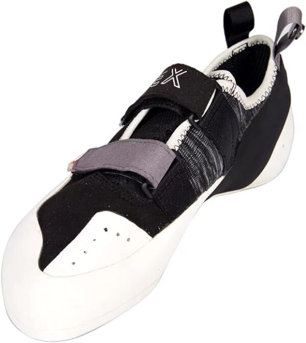 Climb X RaveX Rental Rock Climbing Bouldering Shoes for Indoor Gym Men and Women Black/White - Image 4