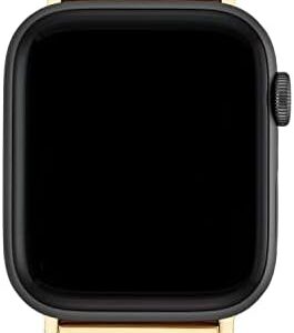 Anne Klein Premium Crystal Accented Fashion Bracelet for Apple Watch, Secure, Adjustable, Apple Watch Band Replacement, Fits Most Wrists