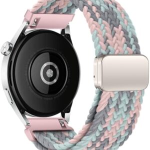 Mazoft Braided Sport Band Compatible with Samsung Galaxy Watch Band 7/FE/6/5/4/3 & Watch 5 Pro & 6/4 Classic &Gear S3/S2, 20mm & 22mm watch band for Samsung Watch 47mm 46mm 45mm 44mm 40mm 43/42/41mm