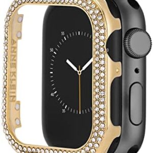 Anne Klein Premium Crystal Bumper, Compatible with Apple Watch, Seamless Fit, Easy Installation, Bumper for Apple Watch
