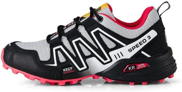 Breathable Hiking Shoes Women | Casual Walking Waterproof Shoes for Women | Comfortable & Light-Weight & Non-Slip | Women's Camping Shoes Walking Trekking Camping Tennis Sport Sneakers - Image 3