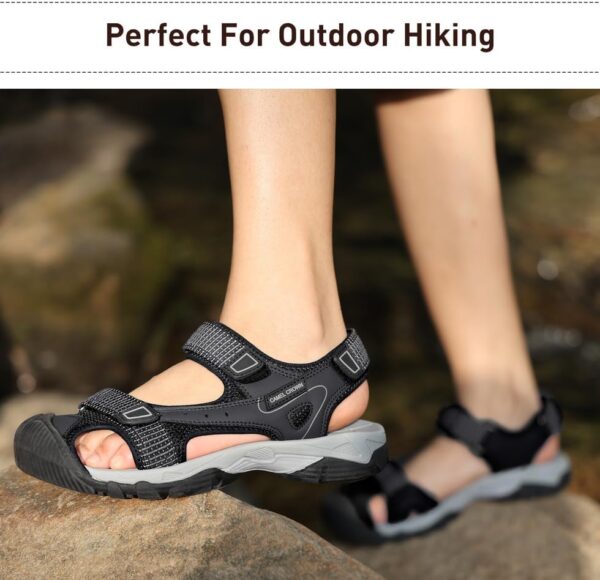CAMEL CROWN Women's Hiking Sandals Waterproof Closed Toe Water Sandals Comfort Adjustable Athletic Outdoor Sandals for Summer Beach Hiker Trekking Camping - Image 7