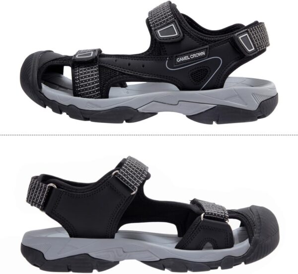 CAMEL CROWN Women's Hiking Sandals Waterproof Closed Toe Water Sandals Comfort Adjustable Athletic Outdoor Sandals for Summer Beach Hiker Trekking Camping - Image 6