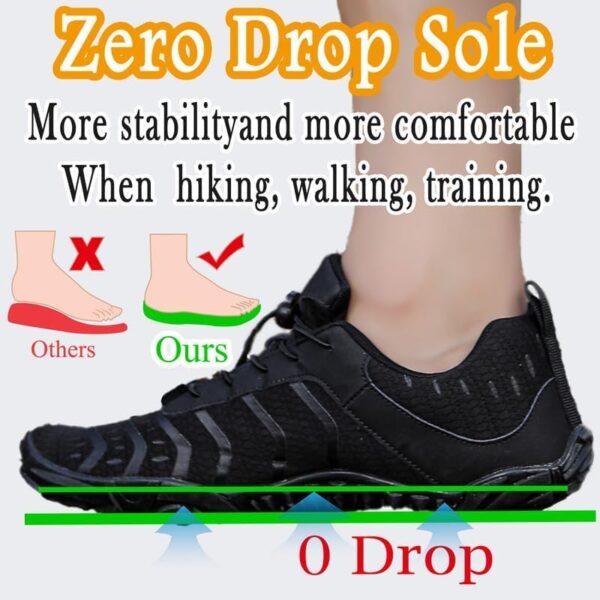 Barefoot Shoes Men Women Minimalist Shoes Zero Drop Workout Cross-Trainer Hiking Water Wide Toe Box Grounded Footwear Weightlifting Walking - Image 3