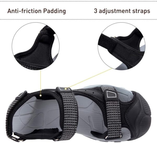 CAMEL CROWN Women's Hiking Sandals Waterproof Closed Toe Water Sandals Comfort Adjustable Athletic Outdoor Sandals for Summer Beach Hiker Trekking Camping - Image 2