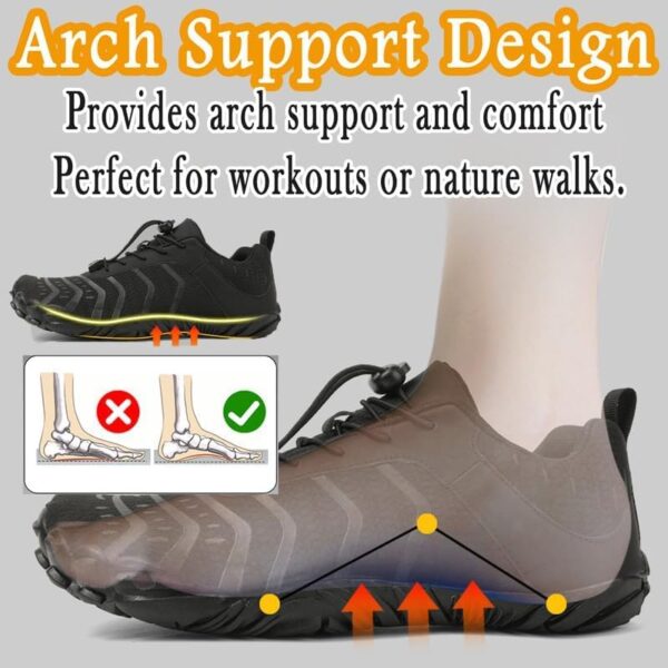 Barefoot Shoes Men Women Minimalist Shoes Zero Drop Workout Cross-Trainer Hiking Water Wide Toe Box Grounded Footwear Weightlifting Walking - Image 5