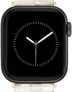 Anne Klein Women's Acetate Fashion Band for Apple Watch Secure, Adjustable, Apple Watch Band Replacement, Fits Most Wrists