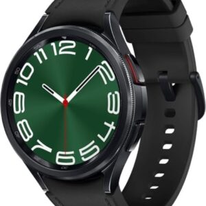 Samsung Galaxy Watch 6 Classic (47mm, GPS) 1.5" Super AMOLED, Bluetooth Smartwatch w/ Rotating Bezel, Water Resistant, BP Monitor, R960 (Black) (Renewed)
