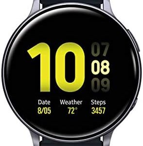 Samsung Galaxy Watch Active2 Bluetooth Smartwatch, Aluminum, 44mm, Black (SM-R820NZKCXAR) (Renewed)
