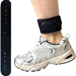 Adjustable Wear Buckle Ankle Arm Strap Band with Mesh Pouch Compatible with Fitbit Inspire 3/Versa 4/Charge 3/Charge 6/for Samsung Galaxy Fit3/for Whoop 4.0/for FITVII Fitness Tracker