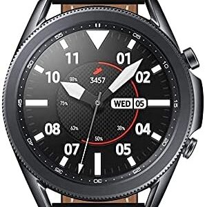 Samsung Galaxy Watch3 2020 Smartwatch (Bluetooth + Wi-Fi + GPS) International Model (Black, 45mm) (Renewed)