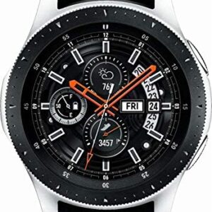 SAMSUNG SM-R805UZSAXAR Galaxy Watch Smartwatch 46mm Stainless Steel LTE GSM (Unlocked), Phone, Silver (Renewed)